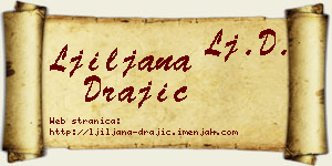 Ljiljana Drajić vizit kartica